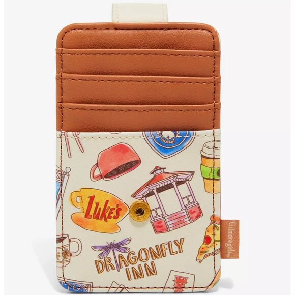 Loungefly Gilmore Girls Icons Mini Backpack and Cardholder Set NWT - Picture 9 of 9